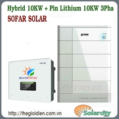 Hệ thống hòa lưới, lưu trữ 10KW 3pha
