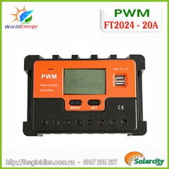 Bộ điều khiển sạc PWM 20A (FT2024)