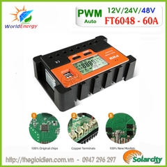 Bộ điều khiển sạc PWM 60A - 48V (FT6048)