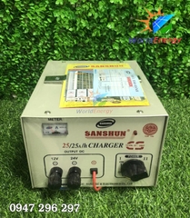 Sạc ắc quy 12V/24V-25A Sanshun