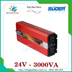 Máy kích điện sin chuẩn 3000W - 24V Suoer