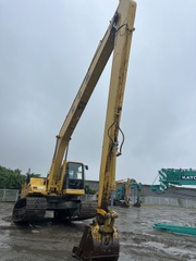 Máy xúc đào bánh xích cần dài 18 m PC200-6