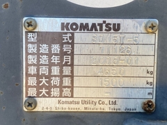 Komatsu SD15T-5-71126 lắp gầu xúc