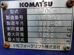 Komatsu FD20C-12-541