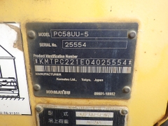 Komatsu PC58UU-5 25554