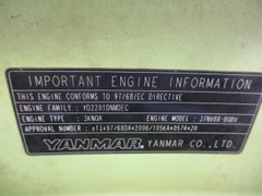 Máy xúc mini B4-6A-62159B sản xuất 2010