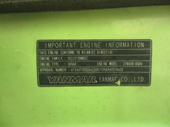 Máy xúc đào yanmar B4-6A-62129B