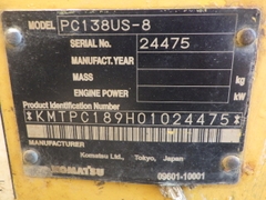Komatsu PC138US-8 - 24475