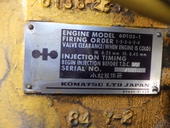 Máy san gạt Komatsu GD405A-1 -	50637