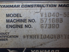 YANMAR VIO40-5B- 57168B