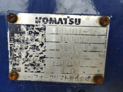 Xe nâng Komatsu xoay càng FD40T-7-103674