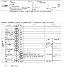 Nisan WGF03M40/WGF03-002780