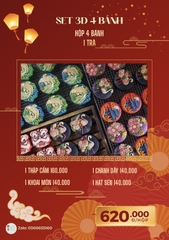 SET 3D 4 BÁNH