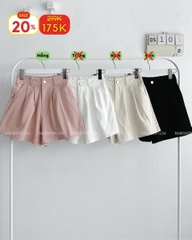 (S20%) Quần Short Số 101-D 6030 Khuy Bạc Chun Sau