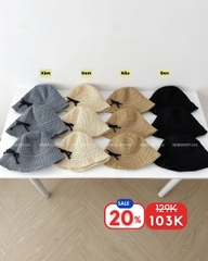 (S20%) Mũ Số 20-L Vành Nơ