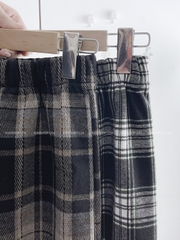 (S50%) Chân Váy Số 55-A 7075 Dài Caro Dạ 62-64/81