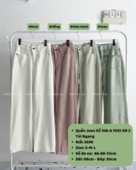 (S20%) Quần Jean Số 108-A 7051 OR 2 Túi Ngang