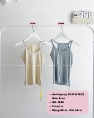 (S20%) Áo Croptop Số 57-B 7609 Balo Trơn 62/44