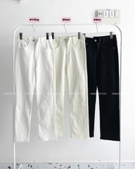 (S20%) Quần Jean Số 112-M 8136 Ống Đứng Trơn