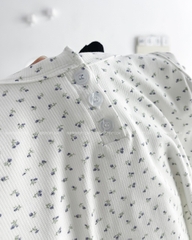 (SC99K) Áo Croptop Số 69-M 5527 3 Lỗ Hoạ Tiết Hoa 60/40