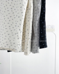 (SC99K) Áo Croptop Số 69-M 5527 3 Lỗ Hoạ Tiết Hoa 60/40