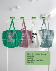 (S20%) Túi Số 42-L Tote Chữ Nobody