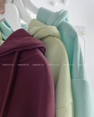 (S30K) Áo Khoác Số 127-B Hoodie Zip Trơn QC