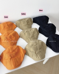 (S19K) Mũ Số 15-L Beret Kaki Trơn