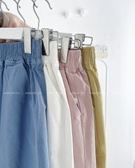 Quần Short Số 73-D 387 Lưng Thun Trơn