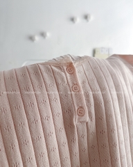 Áo Len Số 57-B Kiểu Cúc Viền Ren