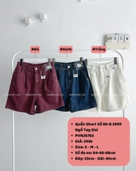 Quần Short Số 86-B 2699 Ngố Tag Sisi