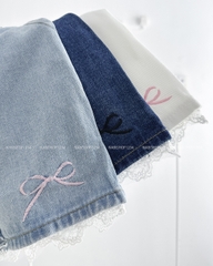 Quần Short Số 88-B 3918 Chun Sau Ren Nơ