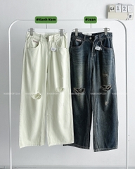 (S20%) Quần Jean Số 125-B 1306 OR Rách 2 Gối