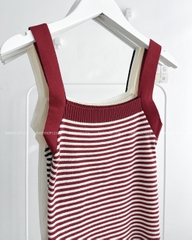 Áo Croptop Số 126-U Kẻ 2 Dây Bản To