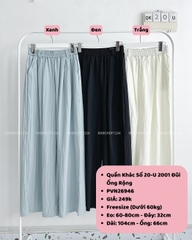 Quần Khác Số 20-U 2001 Đũi Ống Rộng