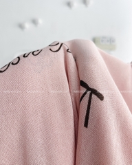(S20%) Áo Len Số 64-D TD Nơ Chữ Bie