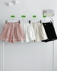 (S20%) Quần Short Số 101-D 6030 Khuy Bạc Chun Sau