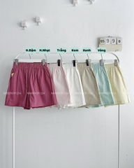 (S20%) Quần Short Số 99-D 6191 Thô Lưng Thun
