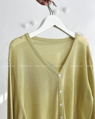 (S20%) Áo Khoác Số 140-C Cardigan Trơn