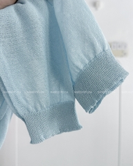 (S20%) Áo Khoác Số 143-U Cardigan Len Thêu Nơ Sau