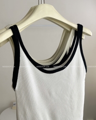 (S30%) Áo Croptop Số 141-B 2 Dây Len