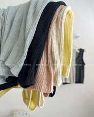 (SC99K) Áo Len Số 72-B 3 Lỗ Len Gân