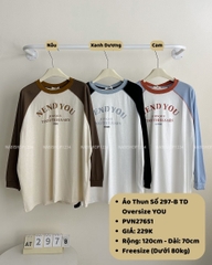 Áo Thun Số 297-B TD Oversize YOU