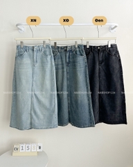 Chân Váy Số 158-B 577 Dài Jean Trơn