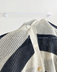 Áo Khoác Số 156-M Cardigan Kẻ To