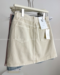 Chân Váy Số 123-D 8155 Ngắn Chữ A Trơn