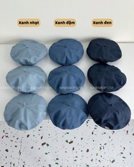 (S19K) Mũ Số 22-L Nồi Denim Khuy