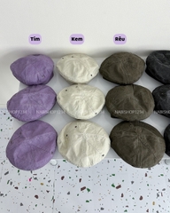 (S20%) Mũ Số 25-L Nồi Kaki Viền Nút