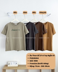 Áo Thun Số 27-A Tay Ngắn 01