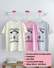 Áo Thun Số 30-A Cô Gái LUCKY